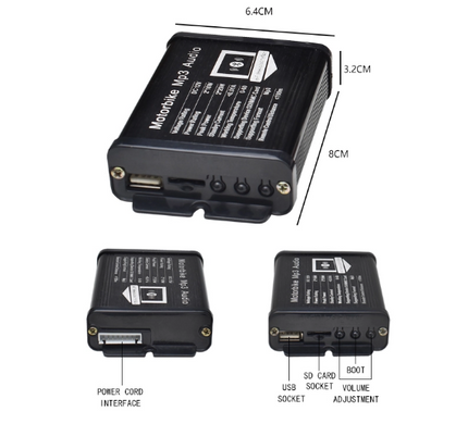 Мотоакустика c блютуз Aoveise MT139BT Black