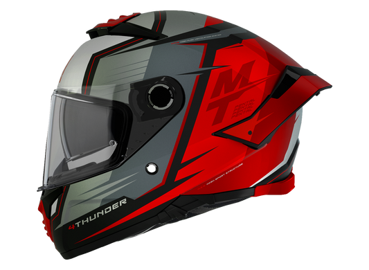 Мотошлем MT THUNDER 4 SV Pental B5 Matt Red XL