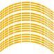 Наклейка на обід колеса Suzuki Gold