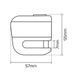 Замок на диск Oxford Quartz XA5 Alarm Disc Lock Black