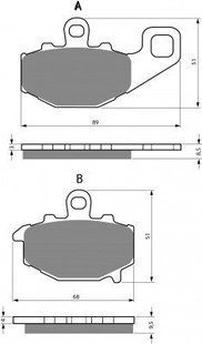 Колодки NIBK Pm138