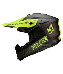 Мотошолом MT FALCON System Matt Fluor Yellow L