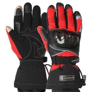 Моторукавички зимові Scoyco MC15B-2 Winter Red L
