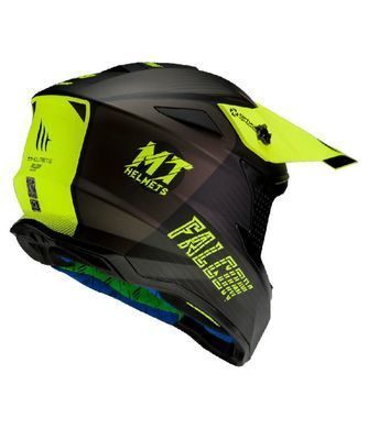 Мотошолом MT FALCON System Matt Fluor Yellow L