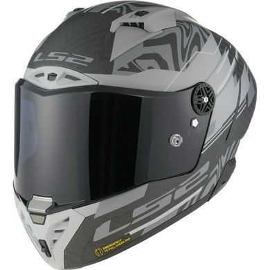 Мотошолом LS2 FF805 Thunder GP Aero Polar Matt Black