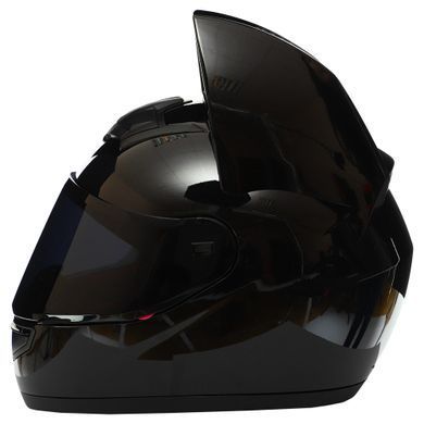 Мотошолом кішка Nitrinos NEKO HNJ Gloss Black L-XL