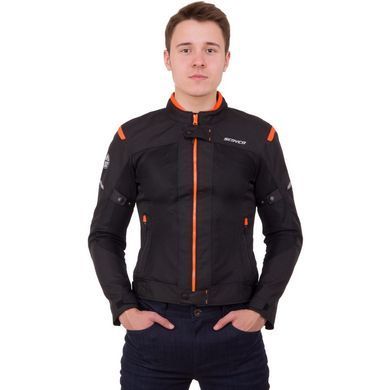 Мотокуртка SCOYCO JK158 Black-Orange XL