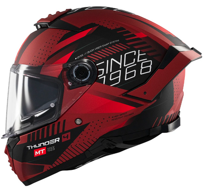 Мотошолом MT THUNDER 4 SV LUMINENCE D5 Matt XS