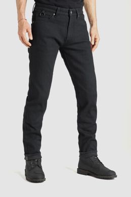 Мотоджинси одношарові PandoMoto Steel Black 02 Dyneema&reg; AA W34-L34