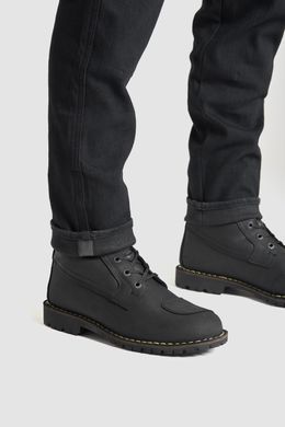 Мотоджинси одношарові PandoMoto Steel Black 02 Dyneema&reg; AA W34-L34