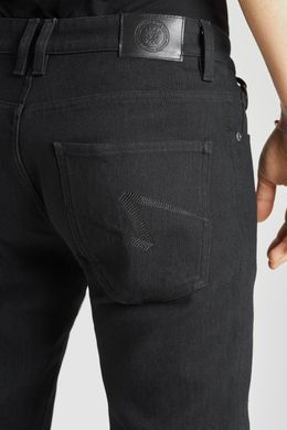 Мотоджинси одношарові PandoMoto Steel Black 02 Dyneema&reg; AA W34-L34