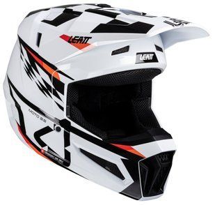 Шолом LEATT Moto 3.5 JR Helmet + Goggle White YM