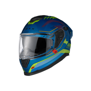 Мотошолом Nexx Y.100R BARON SKY BLUE NEON S