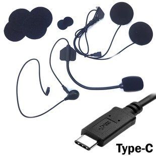 Навушники-мікрофон T-Max, T-Com гучні, 2 мікрофони Type-C