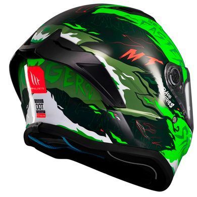 Мотошолом MT STINGER 2 Ardent C6 Gloss Green XL
