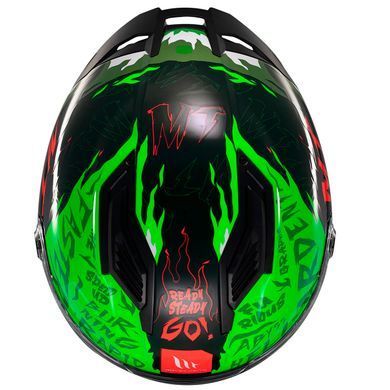 Мотошолом MT STINGER 2 Ardent C6 Gloss Green XL