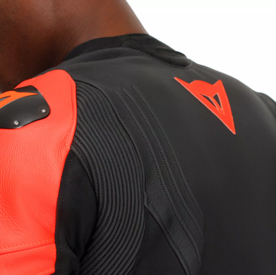 Мотокуртка Dainese RACING 5 Leather Black Red