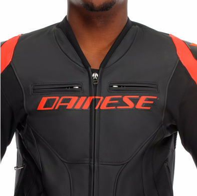Мотокуртка Dainese RACING 5 Leather Black Red