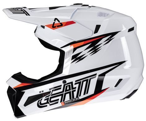 Шолом LEATT Moto 3.5 JR Helmet + Goggle White YM