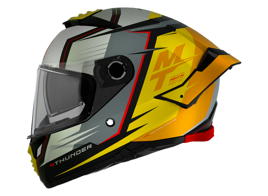 Мотошлем MT THUNDER 4 SV Pental B3 Matt Yellow M