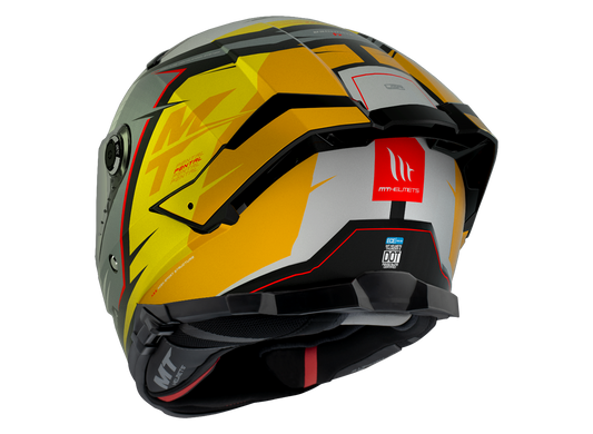 Мотошлем MT THUNDER 4 SV Pental B3 Matt Yellow M