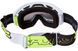 Детские мотоочки FOX YTH MAIN II SKEW GOGGLE - SPARK Flo Yellow Mirror Lens