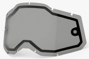 Линза двойная 100% RACECRAFT 2/ACCURI 2/STRATA 2 Dual Replacement Lens - Smoke