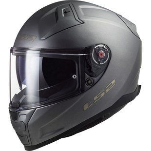 Мотошлем LS2 FF811 Vector II Solid Matt Titan ECE2206 XS