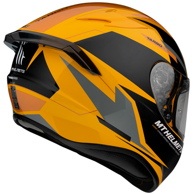 Мотошлем MT TARGO PRO Sound D3 Gloss Yellow XS