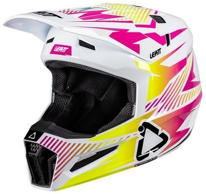 Шолом LEATT Moto 3.5 Helmet + Goggle Storm Pink XS