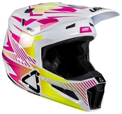 Шолом LEATT Moto 3.5 Helmet + Goggle Storm Pink XS