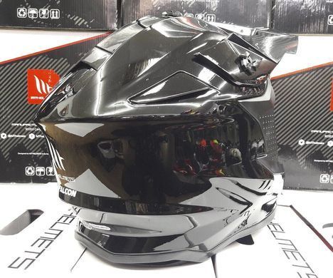 Мотошлем MT FALCON Solid Gloss Black M