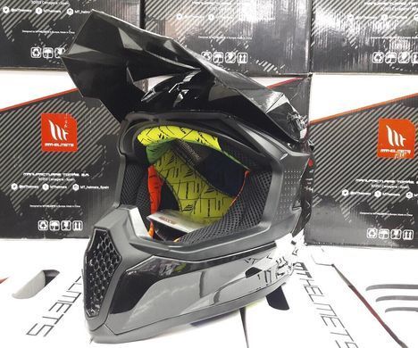 Мотошлем MT FALCON Solid Gloss Black M