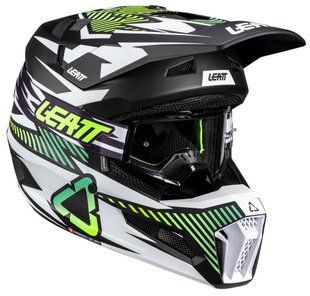 Мотошолом LEATT Moto 3.5 Helmet + Goggle Storm Teal XS