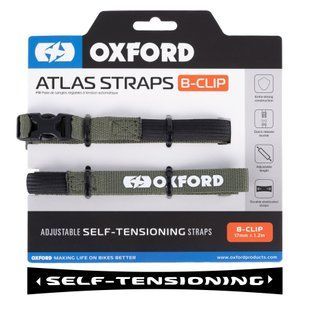 Ремни багажные Oxford Atlas B-Clip 17mm x 1.2M Lichen (Pair)