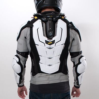 Моточерепаха LEATT Body Protector 5.5 White S-M