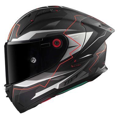 Мотошлем MT KRE+ Carbon Kraker C5 Matt Red XL