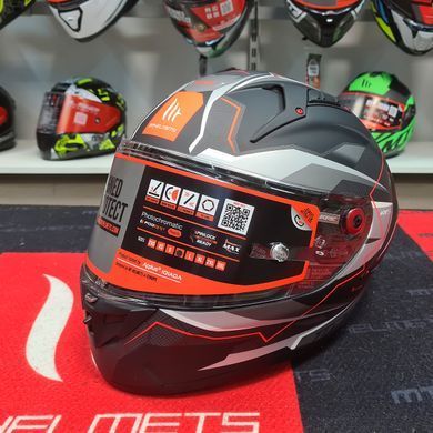 Мотошлем MT KRE+ Carbon Kraker C5 Matt Red XL