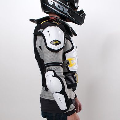 Моточерепаха LEATT Body Protector 5.5 White S-M