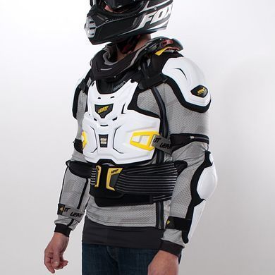 Моточерепаха LEATT Body Protector 5.5 White S-M