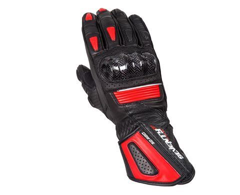Мотоперчатки женские Seventy R20 Black Red LADY XS