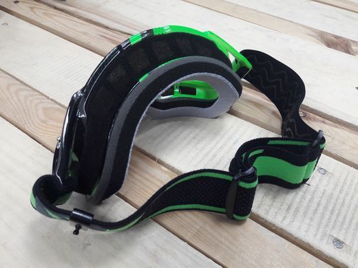 Маска кросова MT Goggles Mx Evo Stripes Black/Green