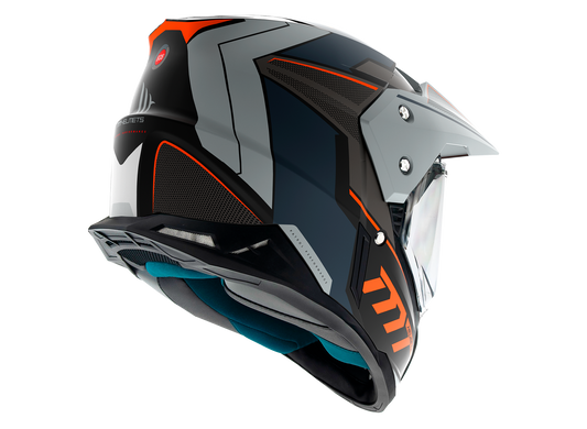 Мотошлем MT SYNCHRONY SV Duo Sport Patrol B4 Matt Orange XS