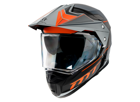 Мотошлем MT SYNCHRONY SV Duo Sport Patrol B4 Matt Orange XS