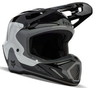 Мотошолом FOX V3 REVISE HELMET Black, L
