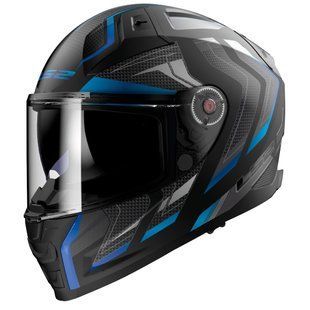 Мотошлем LS2 FF811 Vector 2 Alizer Matt Black Blue