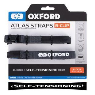 Ремни багажные Oxford Atlas B-Clip 17mm x 2.0M Asphalt (Pair)