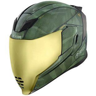 Мотошлем Icon Airflite Battlescar Green L