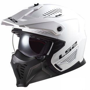 Мотошлем LS2 OF606 Drifter Solid Gloss White ECE2206 XS