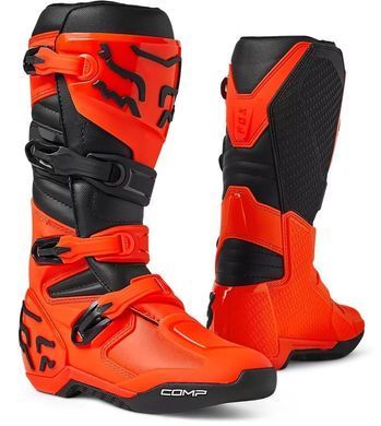 Мотоботы FOX COMP BOOT Flo Orange 11.5